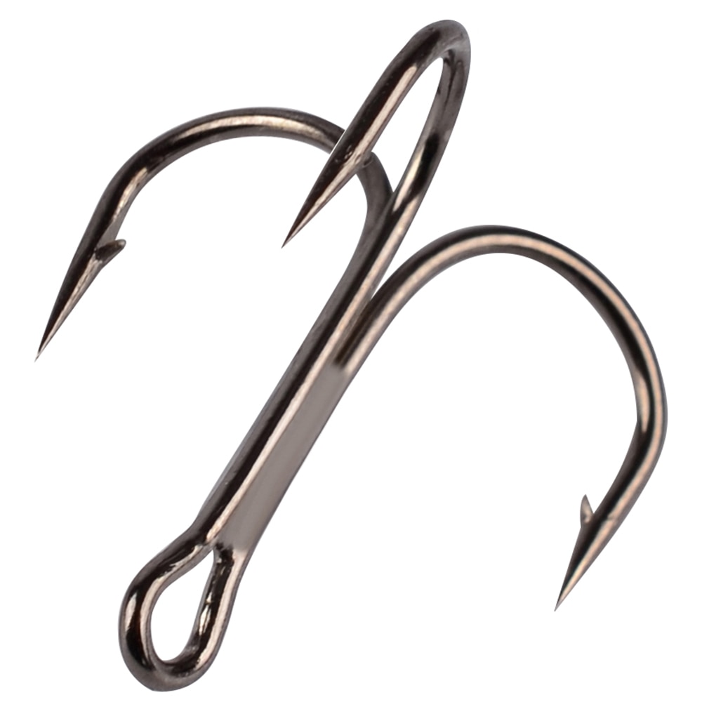 Treble Hook High Carbon Steel Strong Sharp Fish Tackle Fishing Tool Accessories 