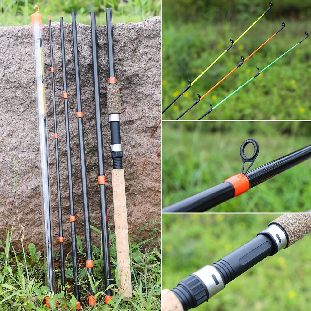 Sougayilang 3M Feeder Fishing Rod 6 Sections L/M/H Power Spinning