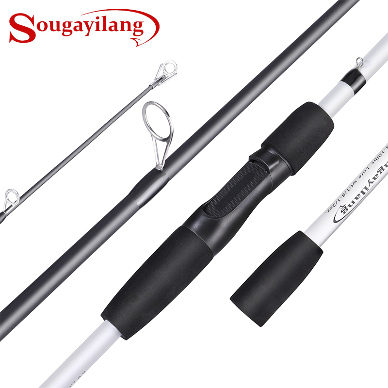 Sougayilang Fishing Rod Spinning/Casting Rod M Power 2 Sections